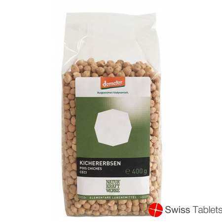 Naturkraftwerke Kichererbsen Ganz Demeter 400g buy online