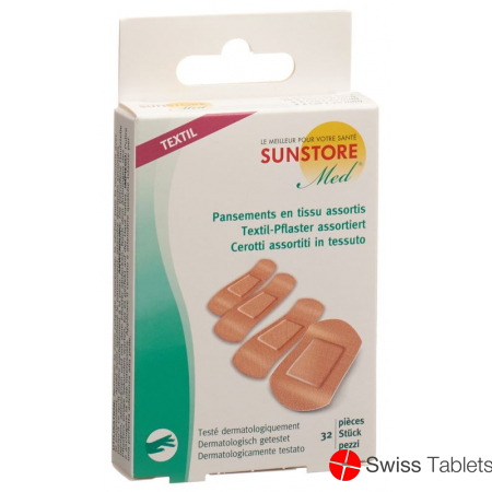 Sunstore Med Textil-Pflaster Assortiert 32 Stück buy online