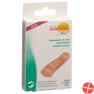 Sunstore Med Textil-Pflaster 15 Stück