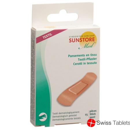 Sunstore Med Textil-Pflaster 15 Stück buy online
