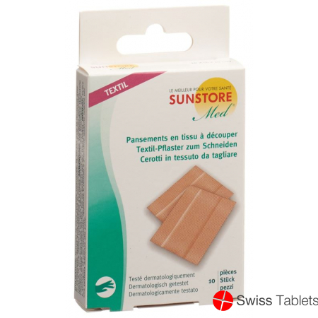 Sunstore Med Textil-Pflaster Zuschneiden 10 Stück buy online