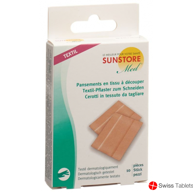 Sunstore Med Textil-Pflaster Zuschneiden 10 Stück buy online