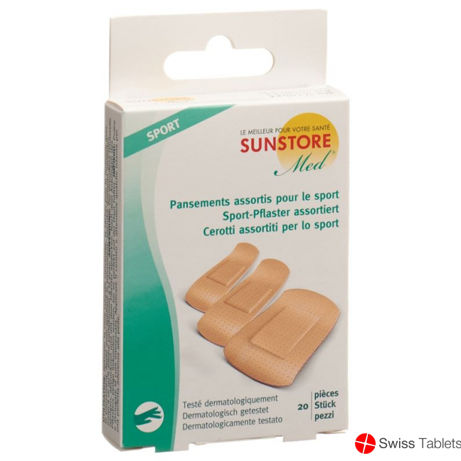 Sunstore Med Sport-Pflaster Assortiert 20 Stück buy online