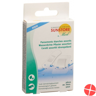 Sunstore Med Wasserdichte Pflaster Ass 20 Stück
