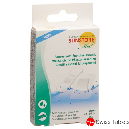 Sunstore Med Wasserdichte Pflaster Ass 20 Stück buy online