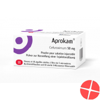 Aprokam 50mg +10 Steril Filternadeln Durchstechflasche 10 Stück