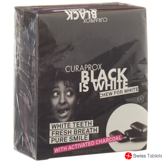 Curaprox Black Is White To Go Display 12 Stück buy online