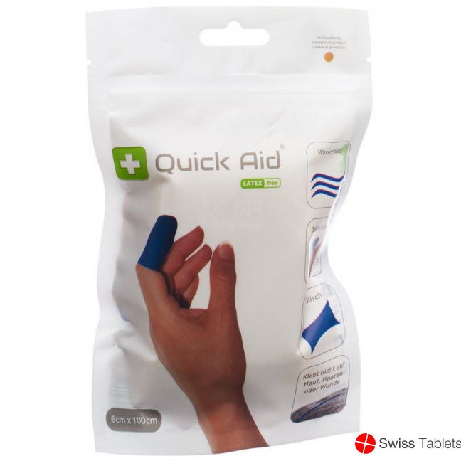 Quick Aid Pflaster 6x100cm Latexfrei Hautfarben buy online
