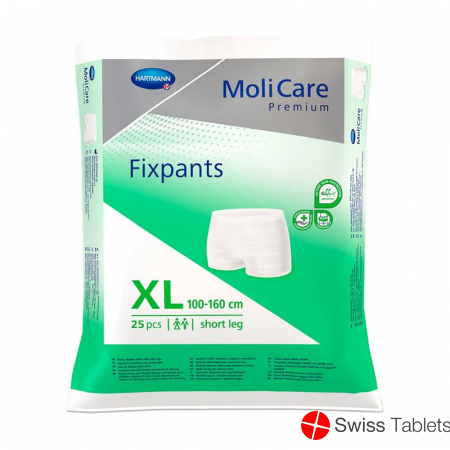 Molicare Premium Fixpants Shortleg Size XL 25 pieces buy online