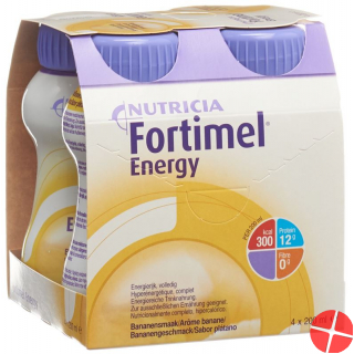 Fortimel Energy Liquid Banane 4x 200ml