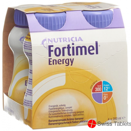 Fortimel Energy Liquid Banane 4x 200ml buy online