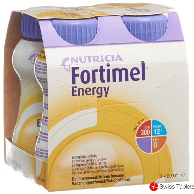 Fortimel Energy Liquid Banane 4x 200ml buy online