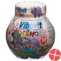 Vibovit Dino fruit gums tin 50 pieces