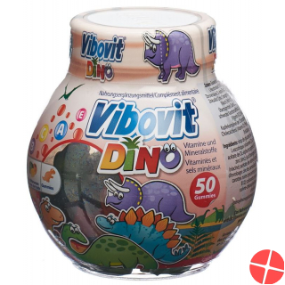 Vibovit Dino fruit gums tin 50 pieces