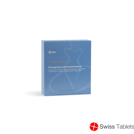 Nuvaring Vaginalring mit Applikator Beutel 3 Stück buy online