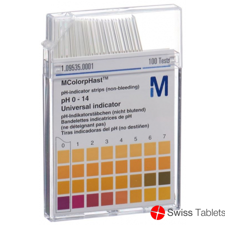 Merck Universal Indikat Staebchen Ph 0-14 100 Stück buy online