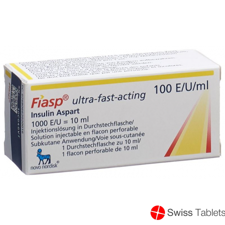 Fiasp Injektionslösung 100 E Durchstechflasche 10ml buy online