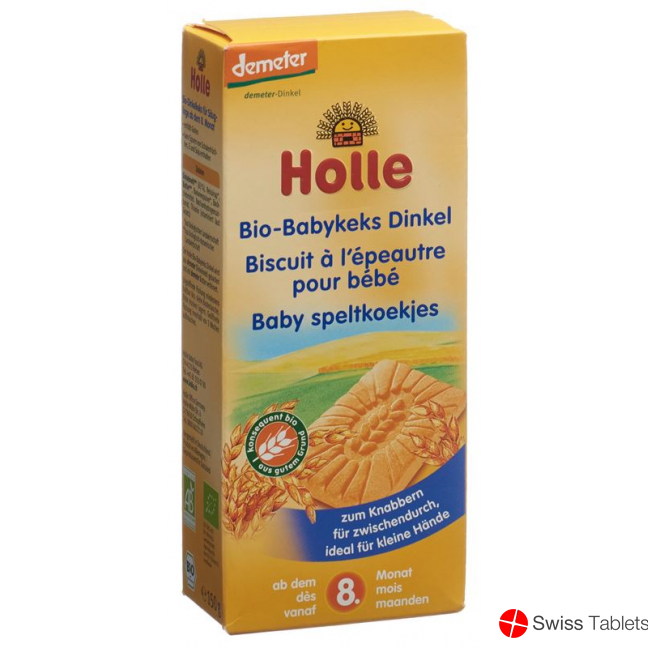 Holle Babykeks Dinkel Bio 150g buy online