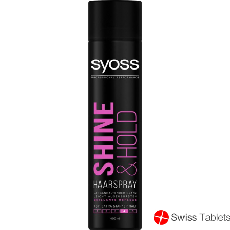 Syoss Hairspray Shine&Hold 400ml buy online