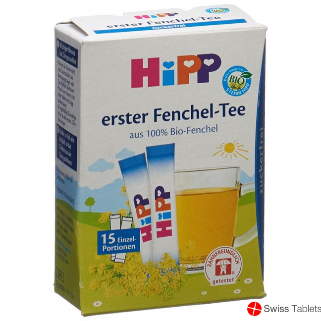 Hipp Baby Fenchel Tee (neu) 15 Stick 0.36g buy online
