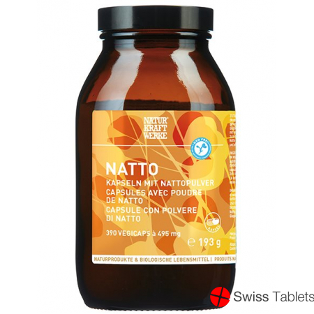 Naturkraftwerke Nattopulv Vegicaps 495mg 360 Stück buy online