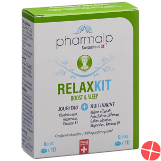 Pharmalp Relaxkit Boost & Sleep Tablets Blister 20 pcs