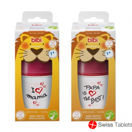 Bibi Flasche Sh Hp Pp 120ml Natsil 0+ Ma/pa New buy online