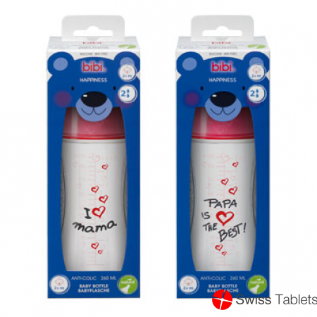 Bibi Flasche Natural Happiness 260ml 2+ Mama buy online