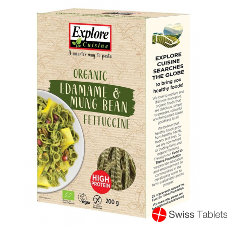 Explore Cuisine Fettuccine Edamame&mungo Bio 200g buy online