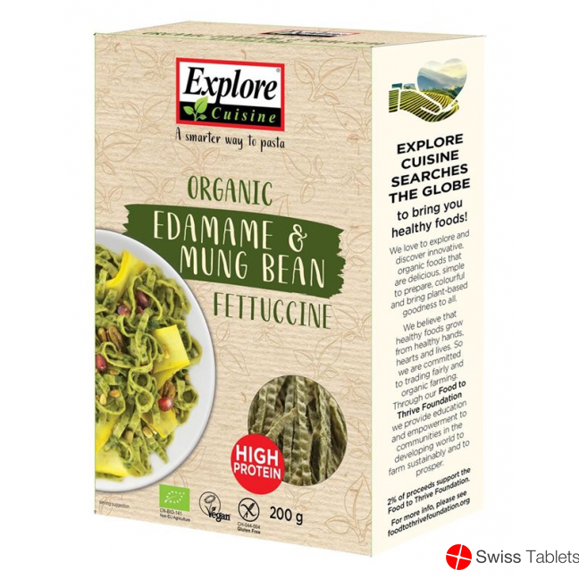 Explore Cuisine Fettuccine Edamame&mungo Bio 200g buy online