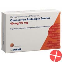 Olmesartan Amlodipin Sandoz 40/10 mg 98 tablets