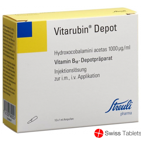 Vitarubin Depot Injektionslösung 1mg/ml 10 Ampullen 1ml buy online