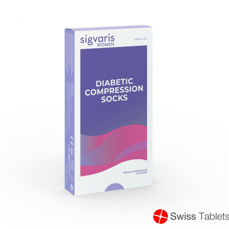 Sigvaris Dcsw Diabetic Compr Wom L Long 1 Paar buy online
