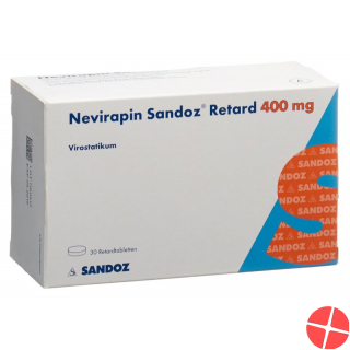 Nevirapin Sandoz Retard Tabletten 400mg 30 Stück Nevirapin Sandoz Retard Tabletten 400mg 30 Stück