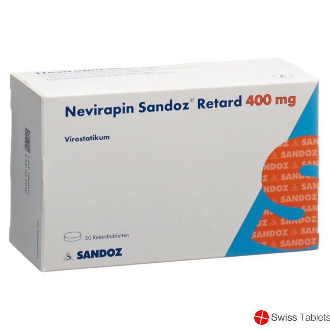 Nevirapin Sandoz Retard Tabletten 400mg 30 Stück buy online