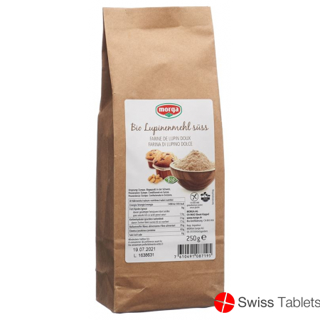 Morga Lupinenmehl Suess Bio Glutenfrei 250g buy online