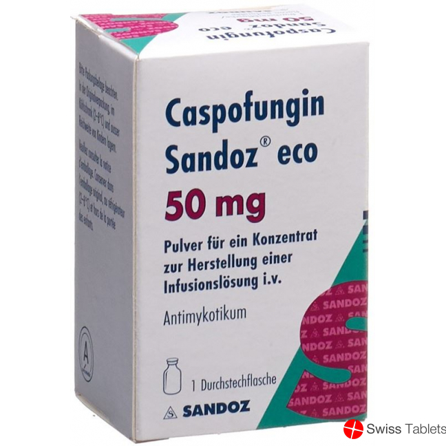 Caspofungin Sandoz Eco Trockensubstanz 50mg Vial buy online