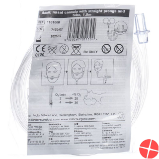Intersurgical oxygen goggles for adults