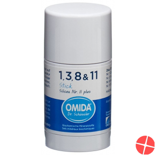 Omida Schüssler No11 Silicea Plus Stick D 6 25ml