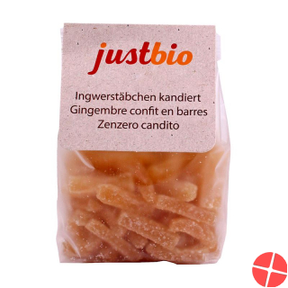 Justbio Ingwerstäbchen Kandiert (neu) Beutel 150g Justbio Ingwerstäbchen Kandiert (neu) Beutel 150g