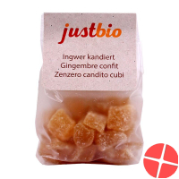 Justbio Ingwer Kandiert Beutel 150g Justbio Ingwer Kandiert Beutel 150g