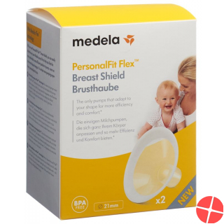 Medela Personalfit Flex Brusthauben S 21mm 2 Stück Medela Personalfit Flex Brusthauben S 21mm 2 Stück