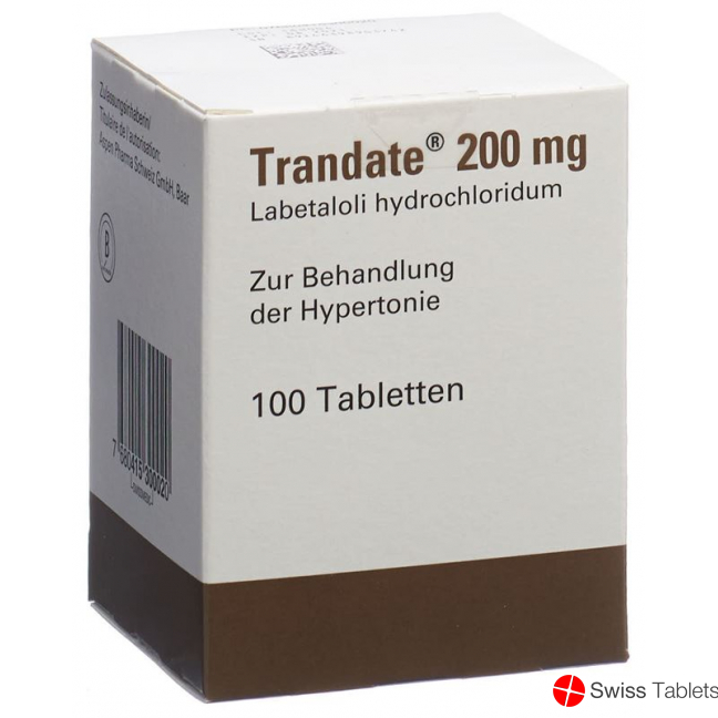 Trandate Tabletten 200mg Dose 100 Stück buy online