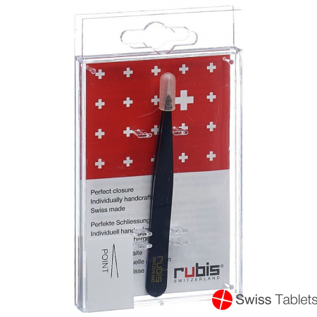 Rubis tweezers pointed black inox buy online Rubis tweezers pointed black inox buy online