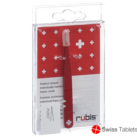Rubis Pinzette Spitz Rot Inox buy online