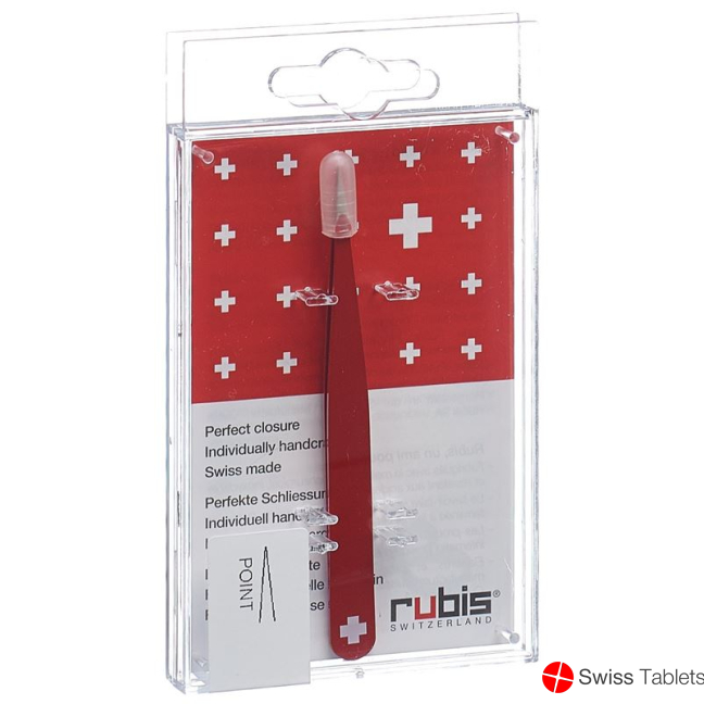 Rubis Pinzette Spitz Rot Inox buy online