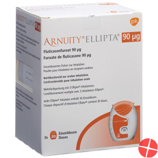 Arnuity Ellipta Inh Pulver 90mcg 3x 30 Dos