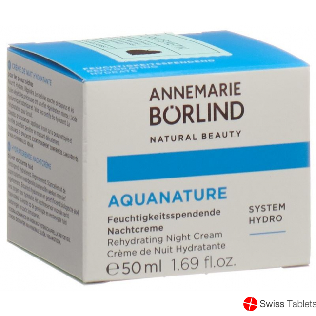 Boerlind Aquanature Feuchtigkeitssp Nachtcreme 50ml buy online