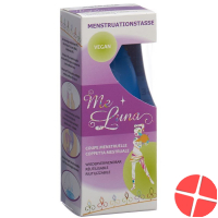 Me Luna Menstruationstasse Classic L Blau