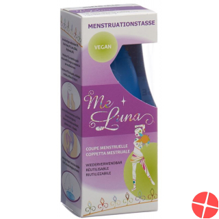 Me Luna Menstruationstasse Classic L Blau
